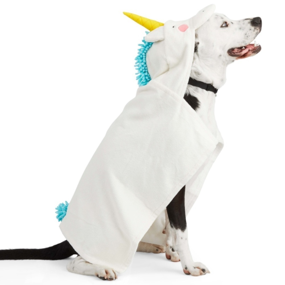 NWT Unicorn Dog Towel Fast Dry Well & Good L/XL